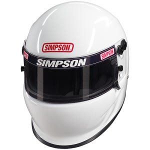 Simpson Vudo EV1 Helmet - Snell 2015 White/Black SIM 663