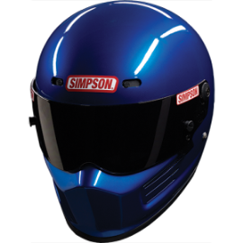 Simpson Helmet Super Bandit - Snell 2015 Black/White SIM 621